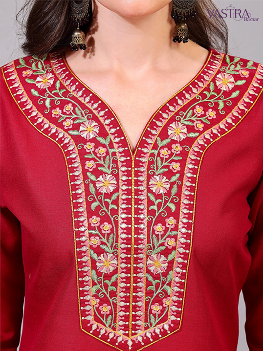 Pure Cotton Kurta Set With Dupatta